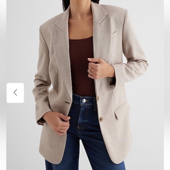 NWT Express Oversized Women’s Multicolor Blazer XS - Picture 3 of 6